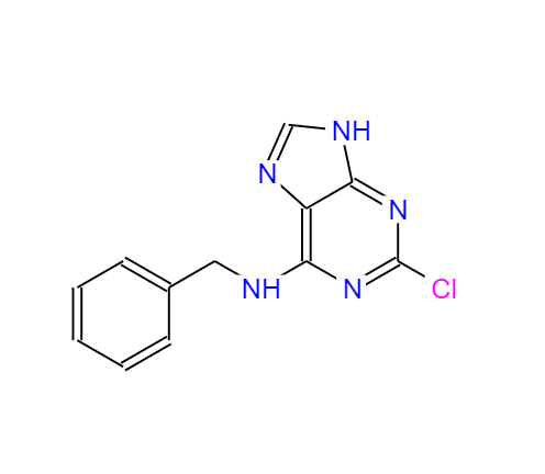 6-苄基氨基-2-氯嘌呤,N-Benzyl-2-chloro-9H-purin-6-amine