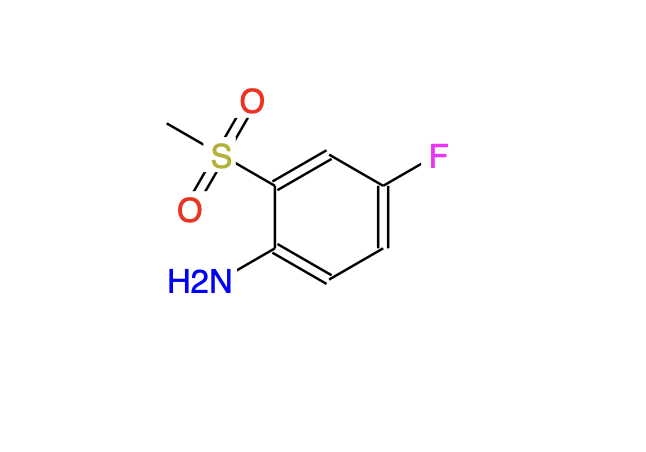 2-甲砜基-4-氟苯胺,4-Fluoro-2-(methylsulfonyl)aniline