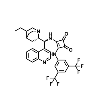 3-((3,5-Bis(trifluoromethyl)phenyl)amino)-4-(((1S)-((2S)-5-ethylquinuclidin-2-yl)(quinolin-4-yl)methyl)amino)cyclobut-3-ene-1,2-dione