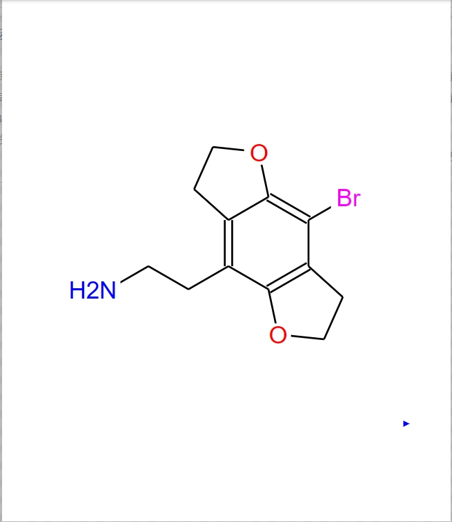 8-溴-2,3,6,7-四氫苯并[1,2-b：4,5-b']二呋喃-4-乙胺,Benzo[1,2-b:4,5-b']difuran-4-ethanamine, 8-bromo-2,3,6,7-tetrahydro-