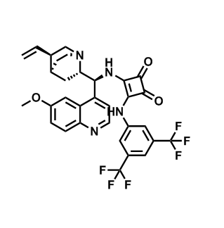 3-[[3,5-双(三氟甲基)苯基]氨基]-4-[[(8Α,9S)-6'-甲氧基奎宁-9-基]氨基]-3-环丁-1,2-二酮,3-[[3,5-Bis(trifluoromethyl)phenyl]amino]-4-[[(8α,9S)-6'-methoxycinchonan-9-yl]amino]-3-cyclobutene-1,2-dione