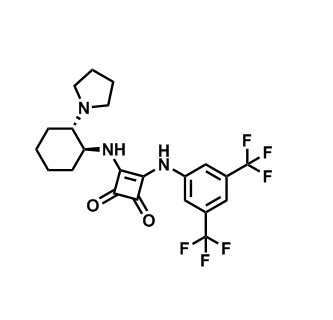 3-[[3,5-雙(三氟甲基)苯基]氨基]-4-[[(1S,2S)-2-(1-吡咯烷基)環(huán)己基]氨基]-3-環(huán)丁烯-1,2-二酮,3-((3,5-Bis(trifluoromethyl)phenyl)amino)-4-(((1S,2S)-2-(pyrrolidin-1-yl)cyclohexyl)amino)cyclobut-3-ene-1,2-dione