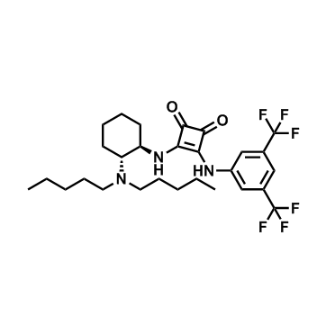 3-[[3,5-双(三氟甲基)苯基]氨基]-4-[[(1R,2R)-2-(二戊基)环己基]氨基]-3-环丁烯-1,2-二酮,3-((3,5-Bis(trifluoromethyl)phenyl)amino)-4-(((1R,2R)-2-(dipentylamino)cyclohexyl)amino)cyclobut-3-ene-1,2-dione