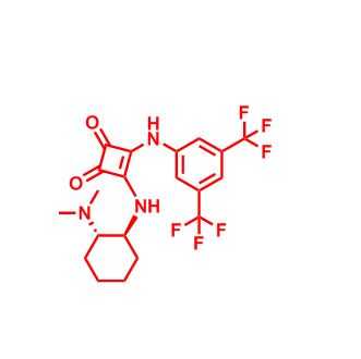 3-[[3,5-雙(三氟甲基)苯基]氨基]-4-[[(1S,2S)-2-(二甲氨基)環(huán)己基]氨基]-3-環(huán)丁烯-1,2-二酮,3-((3,5-Bis(trifluoromethyl)phenyl)amino)-4-(((1S,2S)-2-(dimethylamino)cyclohexyl)amino)cyclobut-3-ene-1,2-dione