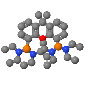 XANTPHOS 型配体,P,P′-(9,9-Dimethyl-9H-xanthene-4,5-diyl)bis[N,N,N′,N′-tetraethyl-phosphonous diamide] 97%