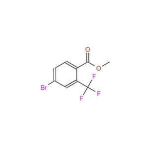 4-溴-2-三氟甲基苯甲酸甲酯,Methyl 4-bromo-2-(trifluoromethyl)benzoate