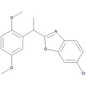 6-chloro-2-(1-(2,5-dimethoxyphenyl)ethyl)benzo[d]oxazole