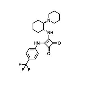 1211565-08-0   3-[[(1R,2R)-2-(1-哌啶基)环己基]氨基]-4-[[4-(三氟甲基)苯基]氨基]-3-环丁烯-1,2-二酮
