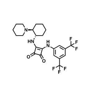 1312991-15-3  3-[[3,5-双(三氟甲基)苯基]氨基]-4-[[(1S,2S)-2-(1-哌啶基)环己基]氨基]-3-环丁烯-1,2-二酮