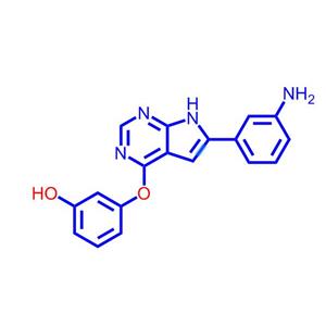 3-((6-(3-氨基苯基)-7H-吡咯并[2,3-d]嘧啶-4-基)氧基)苯酚601514-19-6