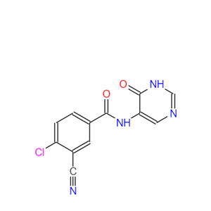 4-氯-3-氰基-N-（6-氧代-1H-嘧啶-5-基）苯甲酰胺