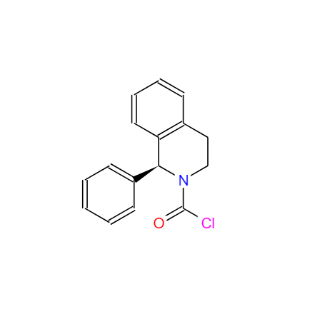 (S)-1-苯基-1,2,3,4-四氢-1H-异喹啉-2-甲酰氯,(s)-1-phenyl-1,2,3,4-tetrahydroisoquino-linecarbonylchloride