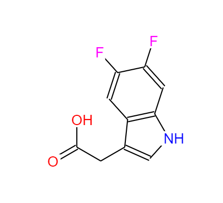 5,6-二氟-1H-吲哚-3-乙酸,5,6-Difluoro-1H-indole-3-acetic acid