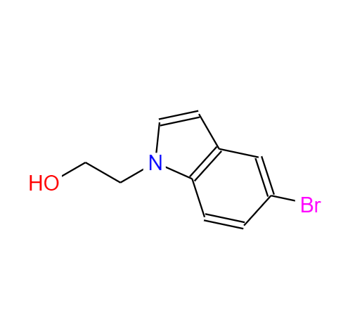 2-(5-溴-1H-吲哚-1-基)乙醇,1H-Indole-1-ethanol, 5-broMo-