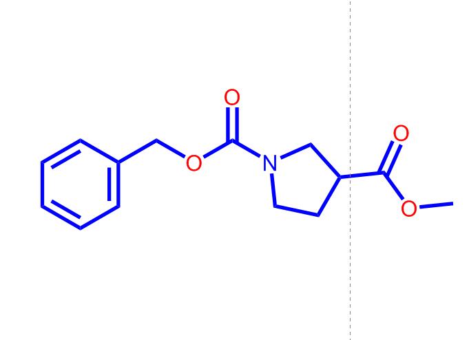 1-苄基3-甲基吡咯烷-1,3-二甲酸酯,1-Benzyl3-methylpyrrolidine-1,3-dicarboxylate