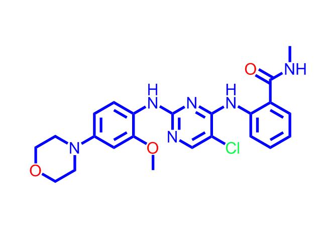 2-[[5-氯-2-[[2-甲氧基-4-(4-吗啉)苯基]氨基]-4-嘧啶]氨基]-N-甲基苯甲酰胺,2-((5-Chloro-2-((2-methoxy-4-morpholinophenyl)amino)pyrimidin-4-yl)amino)-N-methylbenzamide