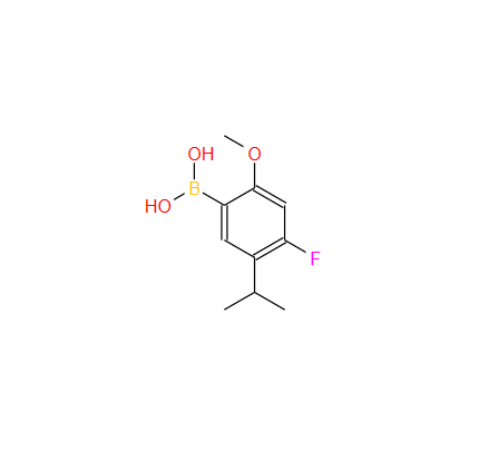 (4-氟-5-异丙基-2-甲氧基苯基)硼酸,4-fluoro-5-isopropyl-2-methoxyphenylboronic acid