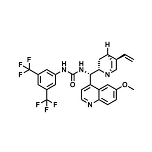 957770-66-0  1-(3,5-双(三氟甲基)苯基)-3-((S)-(6-甲氧基喹啉-4-基)((1S,2S,4S,5R)-5-乙烯基奎尼丁-2-基)甲基)脲