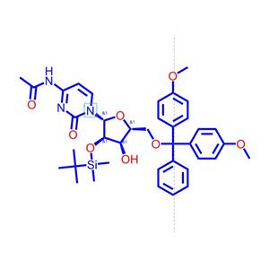 N-乙酰-5'-O-[二(4-甲氧基苯基)苯甲基]-2'-O-[(1,1-二甲基乙基)二甲基硅]-胞苷121058-85-3