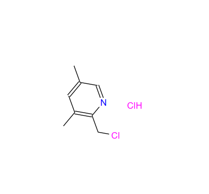 3,5-二甲基-2-氯甲基吡啶盐酸盐,3,5-DIMETHYL 2-CHLORMETHYL PYRIDINE.HCL