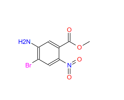 2-硝基-4-溴-5-氨基苯甲酸甲酯,methyl 5-amino-4-bromo-2-nitrobenzoate