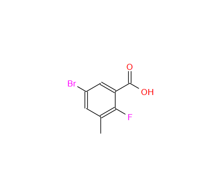 5-溴-3-氟-2-甲基苯甲酸,5-bromo-2-fluoro-3-methylbenzoic acid