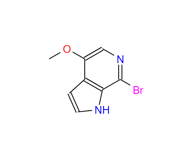 7-溴-4-甲氧基-1H-吡咯并[2,3-C]吡啶,1H-Pyrrolo[2,3-c]pyridine, 7-broMo-4-Methoxy-