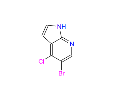 5-溴-4-氯-1H-吡咯并[2,3-B]吡啶,5-Bromo-4-chloro-1H-pyrrolo[2,3-b]pyridine