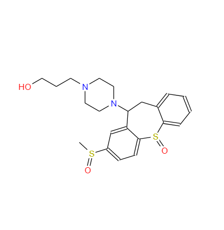 4-(10,11-二氫-8-(甲亞磺?；?二苯并(b,f)硫雜卓-10-基)-1-哌嗪丙醇 S-氧化物,Oxyprothepin 5,8-disulfide