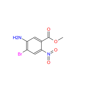 2-硝基-4-溴-5-氨基苯甲酸甲酯