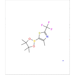 4-甲基-5-（4,4,5,5-四甲基-1,3,2-二氧硼杂环戊烷-2-基）-2-（三氟甲基）噻唑,4-methyl-5-(4,4,5,5-tetramethyl-1,3,2-dioxaborolan-2-yl)-2-(trifluoromethyl)thiazole
