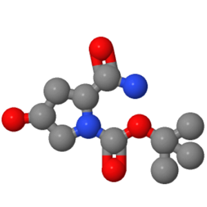 (2S,4S)-2-氨基甲酰基-4-羟基吡咯烷-1-羧酸叔丁酯,1-Pyrrolidinecarboxylic acid, 2-(aminocarbonyl)-4-hydroxy-, 1,1-dimethylethyl ester, (2S,4S)-
