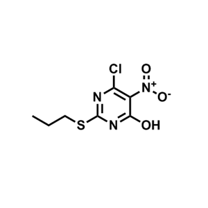 6-氯-5-硝基-2-(丙硫基)嘧啶-4-醇,6-Chloro-5-nitro-2-(propylthio)pyrimidin-4-ol