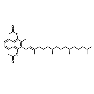 2-Methyl-3-((7R,11R,E)-3,7,11,15-tetramethylhexadec-2-en-1-yl)naphthalene-1,4-diyl diacetate
