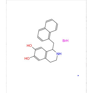 1,2,3,4-四氢-1-(1-萘基甲基)-6,7-异喹啉二醇氢溴酸盐,1,2,3,4-Tetrahydro-1-(1-naphthalenylmethyl)-6,7-Isoquinolinediol hydrobromide monohydrate