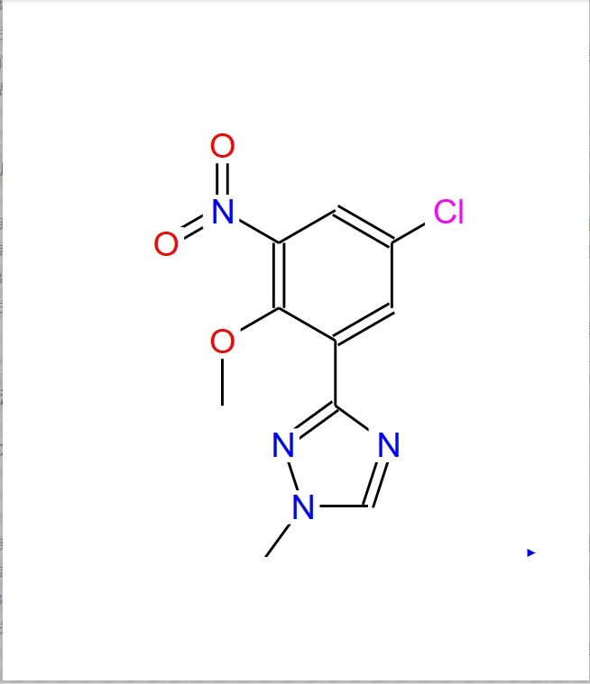 3-(5-氯-2-甲氧基-3-硝基苯基)-1-甲基-1H-1,2,4-三唑,3-(5-Chloro-2-methoxy-3-nitrophenyl)-1-methyl-1H-1,2,4-triazole