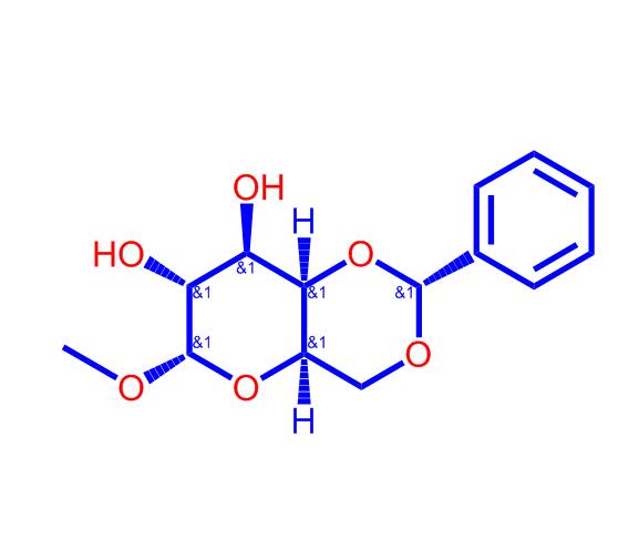 甲基4,6-O-苯亚甲基-α-D-吡喃半乳糖苷,Methyl 4,6-O-benzylidene-α-D-galactopyranoside