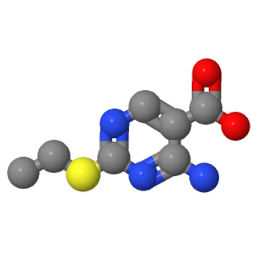 2-乙基巯基-4-氨基嘧啶-5-羧酸,4-AMINO-5-CARBOXY-2-ETHYL-MERCAPTOPYRIMIDINE