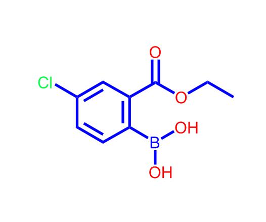 4-氯-2-乙氧羰基苯基硼酸,4-Chloro-2-ethoxycarbonylphenylboronicacid