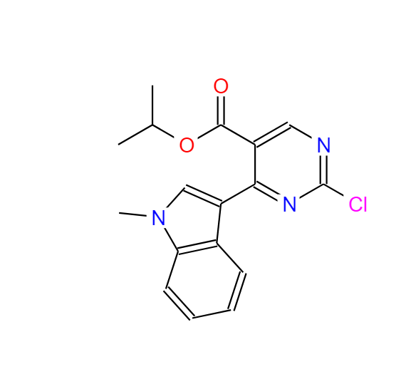 TAK788中间体,5-Pyrimidinecarboxylic acid, 2-chloro-4-(1-methyl-1H-indol-3-yl)-, 1-methylethyl ester