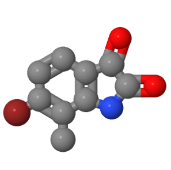 6-溴-7-甲基二氫吲哚-2,3-二酮,6-bromo-7-methyl-1H-indole-2,3-dione