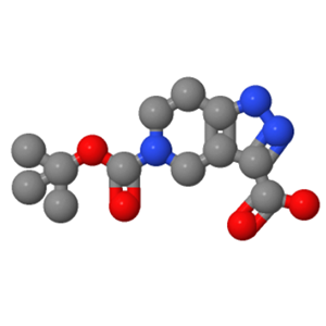5-叔丁氧羰-1,4,6,7-四氢吡唑并〔4,3-C]吡啶-3-羧酸；518990-56-2