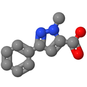 2-甲基-5-苯基-2H-吡唑-3-甲酸；10250-64-3