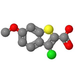 3-氯-6-甲氧基-苯并噻吩-2-羧酸,3-Chloro-6-methoxybenzo[b]thiophene-2-carboxylicacid