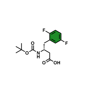 (R)-3-((叔丁氧羰基)氨基)-4-(2,5-二氟苯基)丁酸   486459-98-7