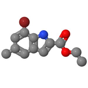 7-溴-5-甲基吲哚-2-甲酸乙酯,ETHYL 7-BROMO-5-METHYL-1H-INDOLE-2-CARBOXYLATE