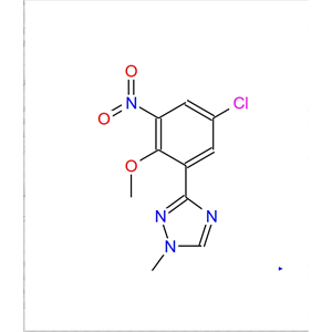 3-(5-氯-2-甲氧基-3-硝基苯基)-1-甲基-1H-1,2,4-三唑