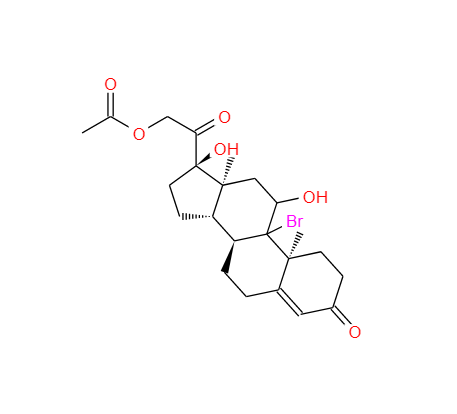 21-乙酰氧基-9Α-溴-11Β,17Α-二羥基孕甾-4-烯-3,20-二酮,9-Bromo-11,17,21-trihydroxypregn-4-ene-3,20-dione 21-acetate