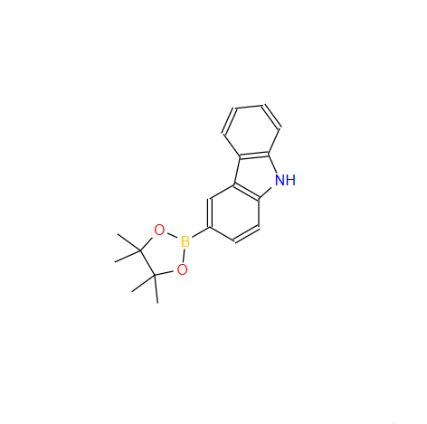 3 - (4,4,5,5 - 四甲基-1,3,2 - 二氧杂环戊硼烷-2 - 基) - 咔唑,3-(4,4,5,5-tetraMethyl-1,3,2-dioxaborolan-2-yl)-carbazole