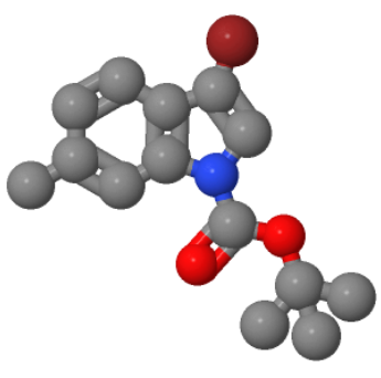 3-溴-6-甲基-1H-吲哚-1-羧酸叔丁基酯,1-Boc-3-bromo-6-methylindole